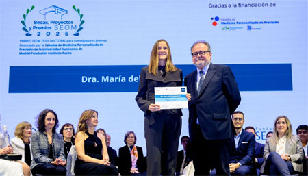 Ganadora del Premio SEOM a la tesis doctoral para investigadores jóvenes