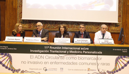 El análisis del ADN circulante, un paradigma de Medicina personalizada, predictiva y no invasiva