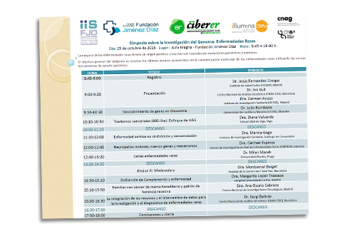Simposio sobre la Investigación del Genoma: Enfermedades Raras